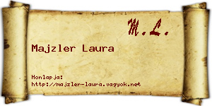 Majzler Laura névjegykártya